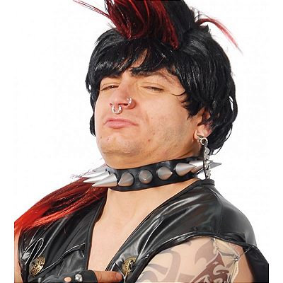 Gargantilha Punk Plástico