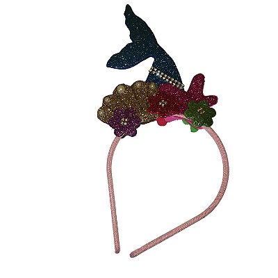 Tiara Sereia Calda torta EVA Glitter