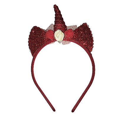 Tiara Unicórnio EVA Glitter