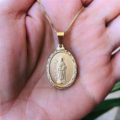 Colar com Medalha São José