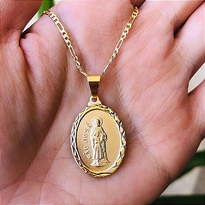Corrente Masculina com Medalha de São José
