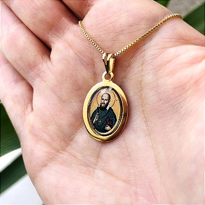 Colar com Medalha de São Francisco de Sales