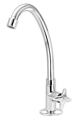 Torneira Cozinha 1168 C23 Eco Parede Bica Movel Esteves - Conibase
