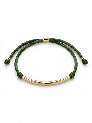 Pulseira Ajustável Canutilho Dourado