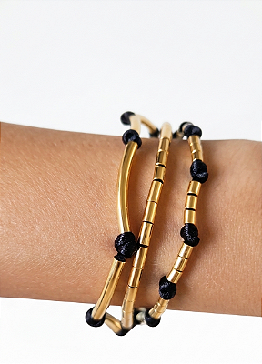 Trio de Pulseira Fecho Imã