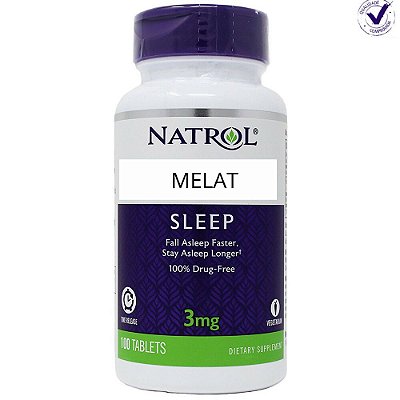 Melatonina 3 Mg Natrol 100 Cápsulas