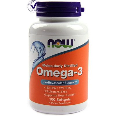 Omega 3 1000mg Now Foods 100 Softgel - 180mg Epa 120mg Dha