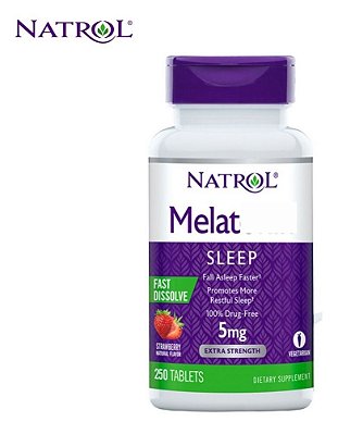 Melatonina Suplemento 5mg 250 Cápsulas
