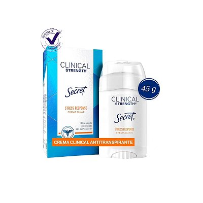 Desodorante Secret Clinical Creme Stress Response 45g