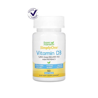 Vitamina D3 50.000Ui 50Softgel Simplyone Super Nutrition Now