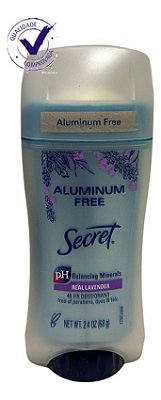 Desodorante Secret Sem Alumínio 68g Original Real Lavender