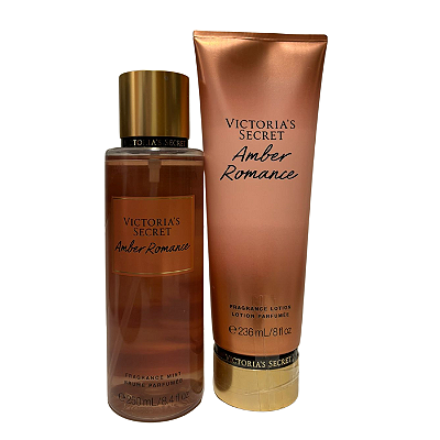 Kit Body Splah e Hidratante Amber Romance Victoria's Secret