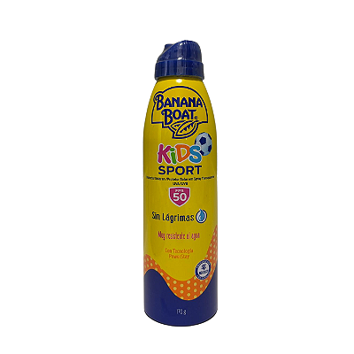 Banana Boat Kids Sport Fps50 Spray Sem Lagrimas 170g
