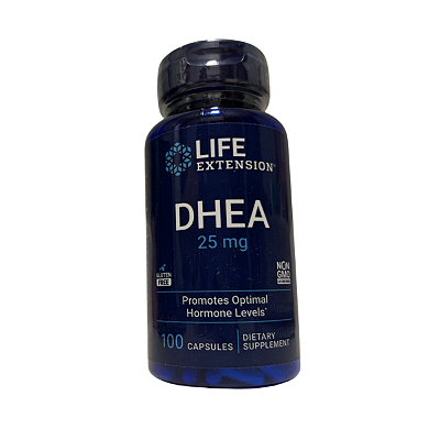 DHEA 25mg - 100Caps - Life Extension