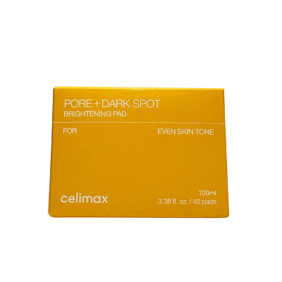 Poros + Almofada de Clareamento para Manchas Escuras, 40 Almofadas, 100 ml - Celimax