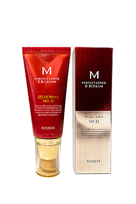 BB Cream Missha 21 M Perfect Cover 50ml Base Facial