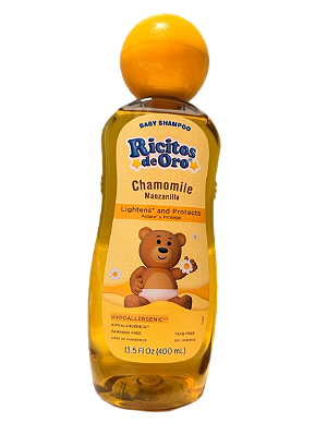 Ricitos de Oro Camomila Manzanilla, Shampoo para bebê, Antialérgico 400ml