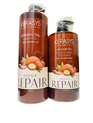 Kerasys - Argan Oil - Shampoo 1000ml + Máscara de Tratamento 1000ml