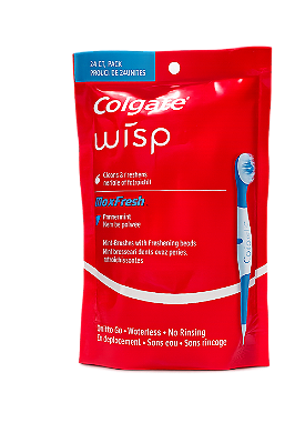 Colgate Mini Escova Wisp Maxfresh Menta 24 Pçs
