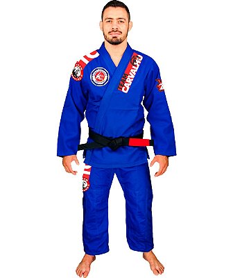 TEAM CARVALHO - Kimono BJJ azul