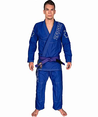 Kimono BJJ - linha SLIM Rip Stop cor Azul