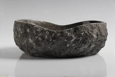 Cuba de Mármore Vulcânico Black Boat