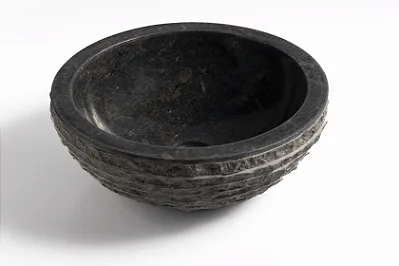 Cuba de Mármore Vulcânico Black Lines