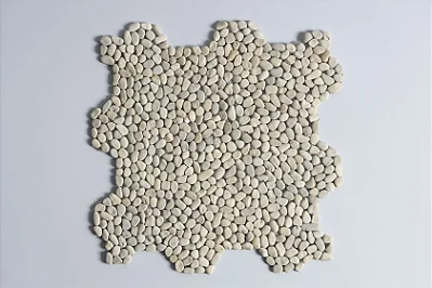 Mini Seixo Telado Branco 32x32x0,5 (Venda por m2)