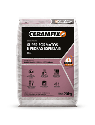 Argamassa Super Formatos e Pedras Especiais Ceramfix