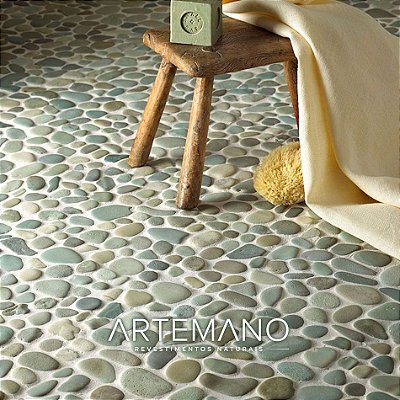 Seixo Telado Verde 30x30 (Venda por m2)