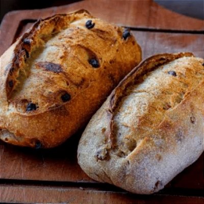 Pão de castanha com passas 500g - Fermentação natural