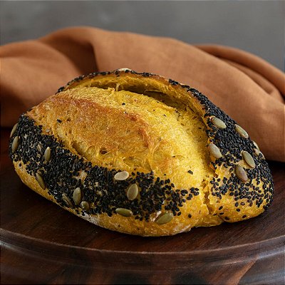 Pão de abóbora 500g  - Fermentação natural
