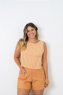 Blusa Quadrada Listra