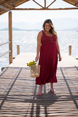 Vestido Rib Longuete