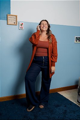 Calça Cargo Linho