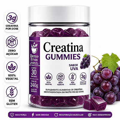 CREATINA GUMMIES UVA D.E 240GR