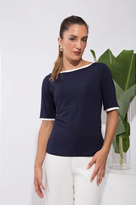 Blusa Lette Marinho