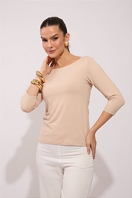 Blusa Elle Nude