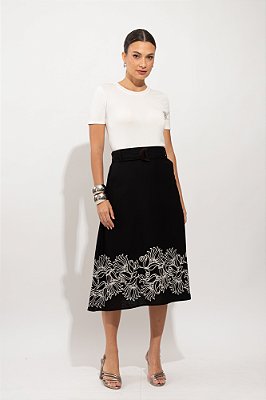 SAIA LINHO BORDADA BETINA