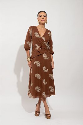 VESTIDO ARGELIA CAFÉ