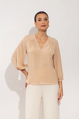 BLUSA MALI BEGE