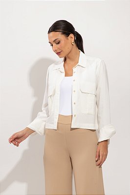 JAQUETA KARLY OFF WHITE