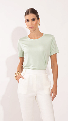 BLUSA SILK VERDE