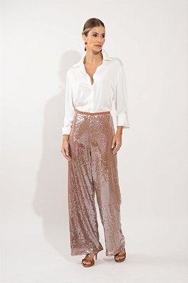 CALÇA CLAY CHAMPAGNE