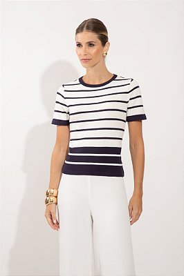 BLUSA CAPRI LISTRAS