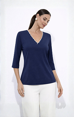 BLUSA CLAY MARINHO