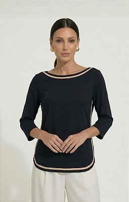 BLUSA BAY PRETO