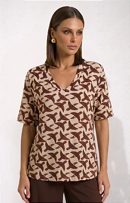 BLUSA FAISÃO ESTAMPA