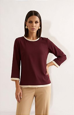 BLUSA DAY VINHO