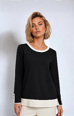 BLUSA SAFIRA PRETO